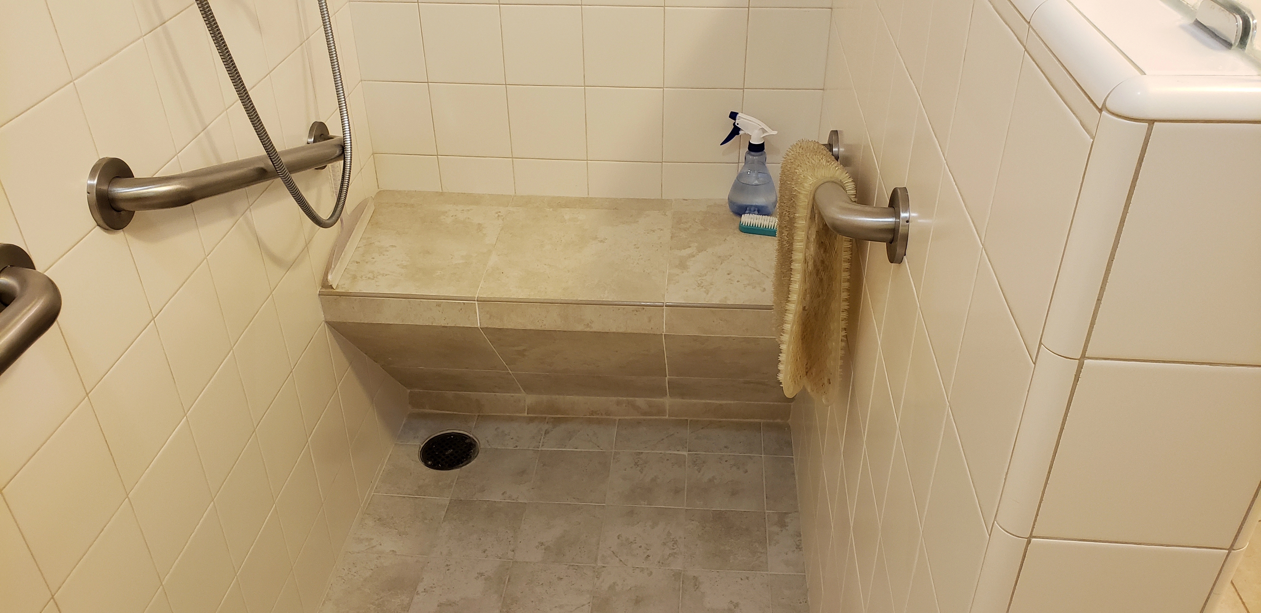 Hall Bath tile work in Mt. Shasta